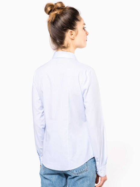Chemises à personnaliser KARIBAN Chemise popeline manches longues femme 