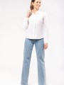 Chemises à personnaliser KARIBAN Chemise popeline manches longues femme 