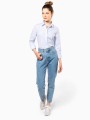 Chemises à personnaliser KARIBAN Chemise popeline manches longues femme 