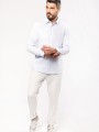 Chemises à personnaliser KARIBAN Chemise popeline manches longues homme 