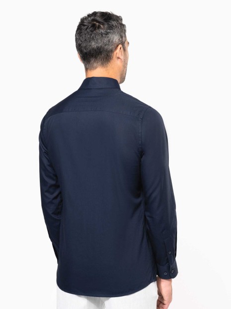 Chemises à personnaliser KARIBAN Chemise popeline manches longues homme 
