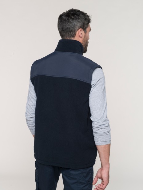 Laines polaires à personnaliser WK. DESIGNED TO WORK Veste polaire manches amovibles homme 