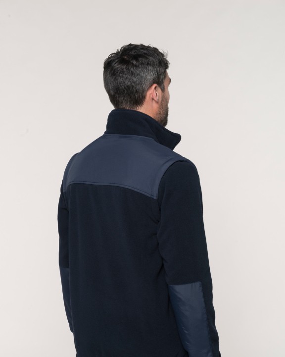 Laine polaire personnalisable WK. DESIGNED TO WORK Veste polaire manches amovibles homme