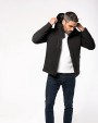 KARIBAN Herrenparka Softshell wattiert mit Kapuze Softshell personalisierbar