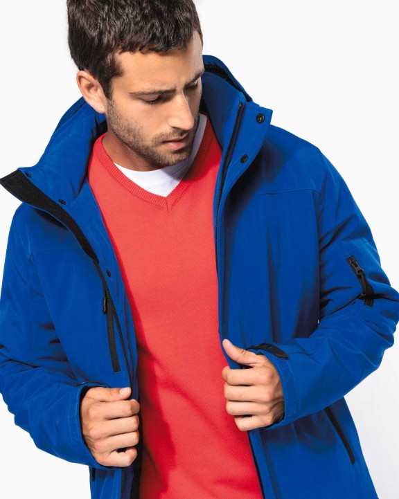 Softshell personnalisable KARIBAN Parka softshell doublée capuche homme