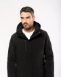 KARIBAN Herrenparka Softshell wattiert mit Kapuze Softshell personalisierbar