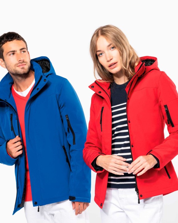 Softshell personnalisable KARIBAN Parka softshell doublée capuche homme