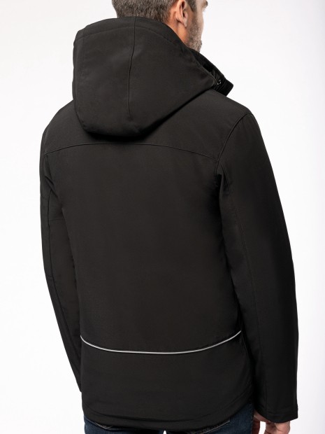 Softshells à personnaliser KARIBAN Parka softshell doublée capuche homme 