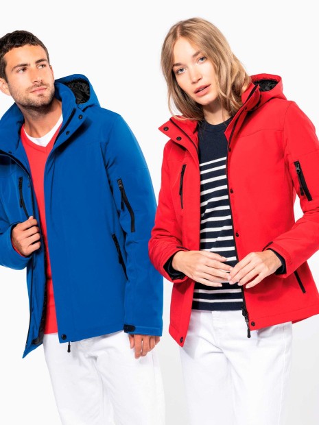 Softshells à personnaliser KARIBAN Parka softshell doublée capuche homme 