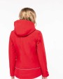 KARIBAN Damenparka Softshell wattiert mit Kapuze Softshell personalisierbar
