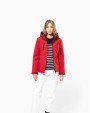 KARIBAN Damenparka Softshell wattiert mit Kapuze Softshell personalisierbar