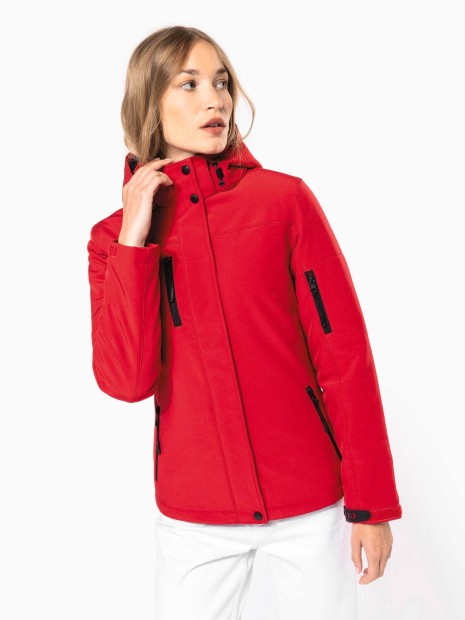 Softshells à personnaliser KARIBAN Parka softshell doublée capuche femme 
