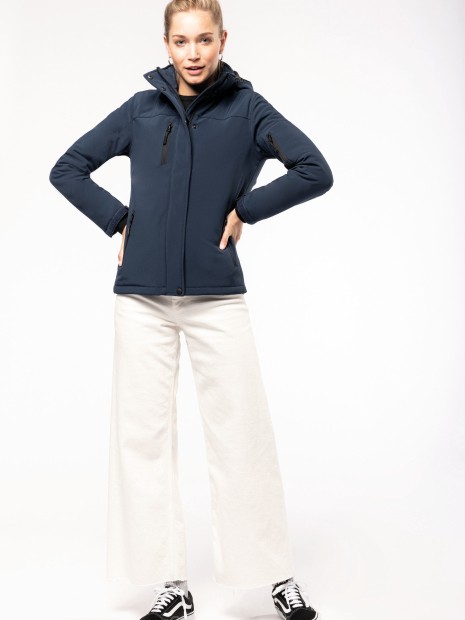 Softshells à personnaliser KARIBAN Parka softshell doublée capuche femme 