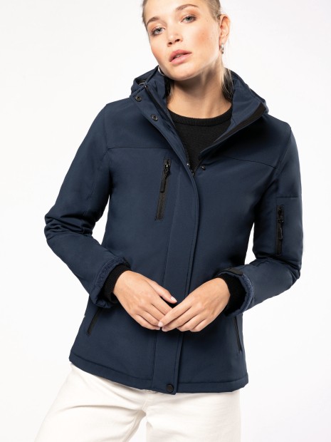 Softshells à personnaliser KARIBAN Parka softshell doublée capuche femme 