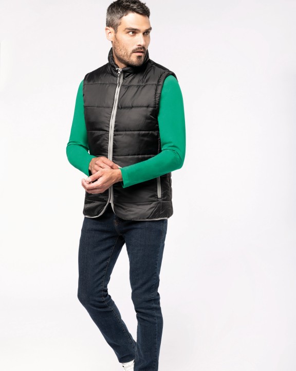 KARIBAN Wattierter Bodywärmer Jacke personalisierbar
