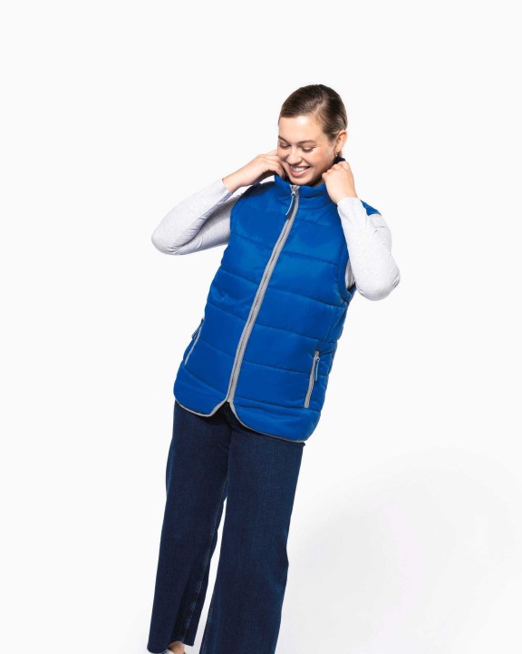 KARIBAN Wattierter Bodywärmer Jacke personalisierbar