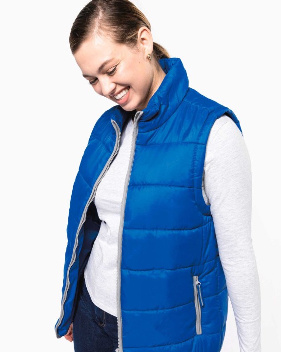 KARIBAN Wattierter Bodywärmer Jacke personalisierbar