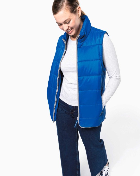 KARIBAN Wattierter Bodywärmer Jacke personalisierbar