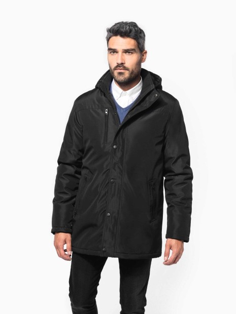 Vestes à personnaliser KARIBAN Parka avec capuche amovible homme 
