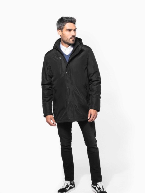 Vestes à personnaliser KARIBAN Parka avec capuche amovible homme 
