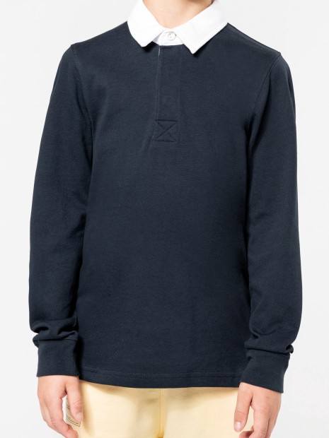 Polos à personnaliser KARIBAN Polo rugby enfant 