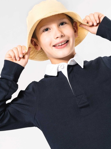 Polos à personnaliser KARIBAN Polo rugby enfant 