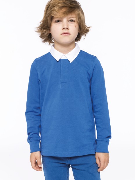 Polos à personnaliser KARIBAN Polo rugby enfant 