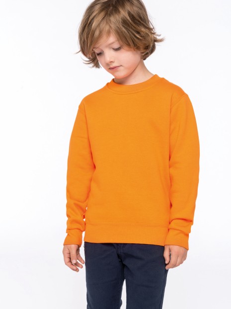 Sweat-shirts à personnaliser KARIBAN Sweat-shirt col rond enfant 