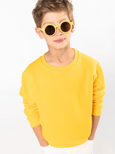Sweat-shirts à personnaliser KARIBAN Sweat-shirt col rond enfant 