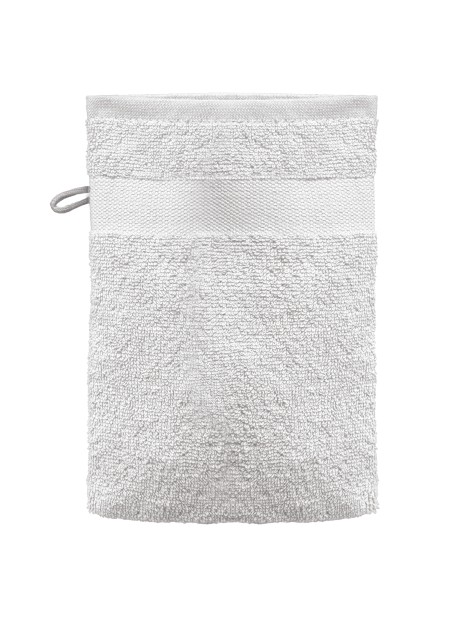 KARIBAN Gant de toilette blanc personnalisable
