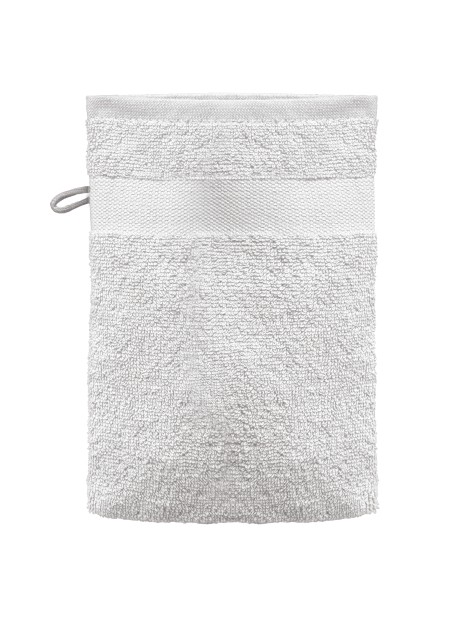 KARIBAN Gant de toilette blanc personnalisable