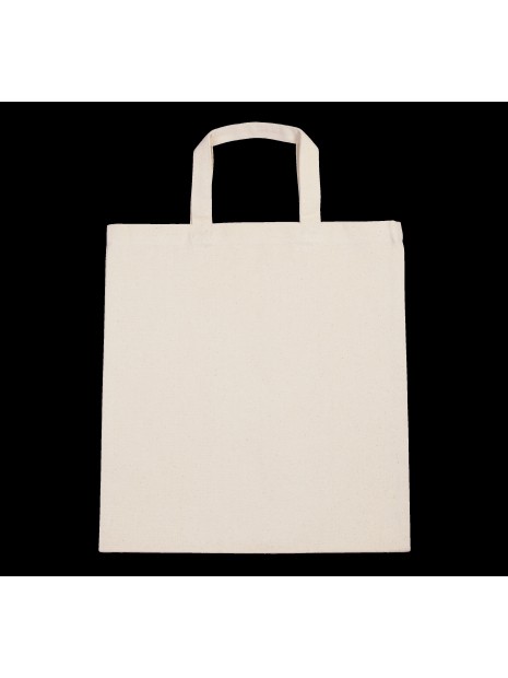 KIMOOD Sac shopping en coton canvas naturel personnalisable