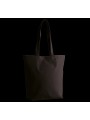 KIMOOD Sac cabas en coton bio noir personnalisable