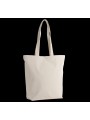 KIMOOD Sac cabas en coton bio naturel personnalisable