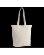 Tote bag KIMOOD Shopper van biologisch katoen voor bedrukking &amp; borduring