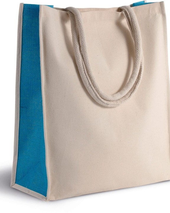 Tote bag personnalisable KIMOOD Sac cabas en coton / jute - 23 L
