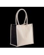 Tote bag KIMOOD Shopper van katoen/jute - 17 L voor bedrukking &amp; borduring