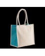 Tote bag KIMOOD Shopper van katoen/jute - 17 L voor bedrukking &amp; borduring
