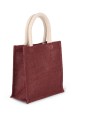 Tote bag personnalisable KIMOOD Sac style cabas en toile de jute - petit modèle