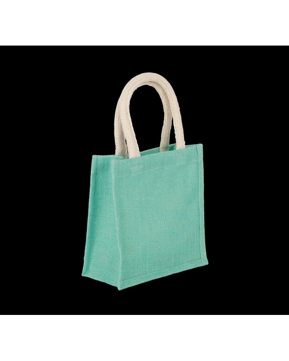 Tote bag personnalisable KIMOOD Sac style cabas en toile de jute - petit modèle