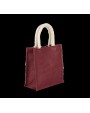 Tote bag personnalisable KIMOOD Sac style cabas en toile de jute - petit modèle
