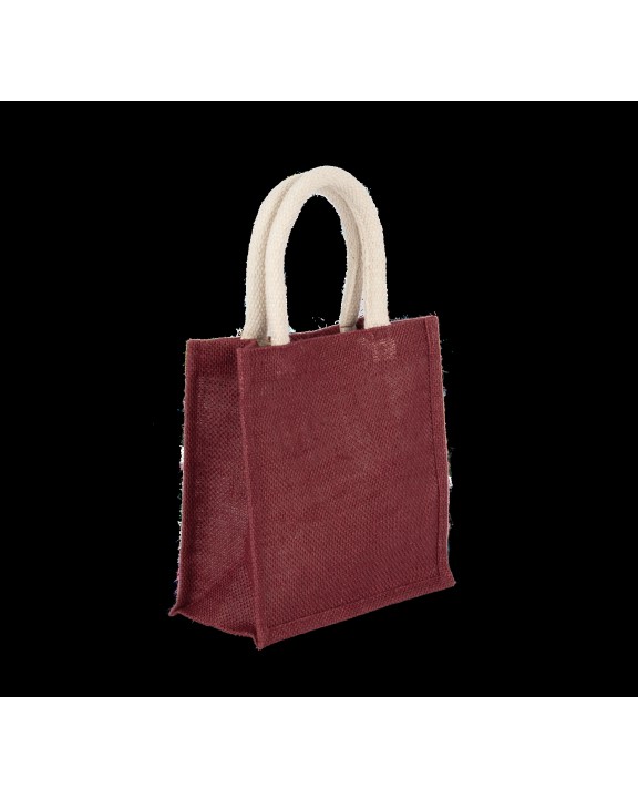 Tote bag personnalisable KIMOOD Sac style cabas en toile de jute - petit modèle