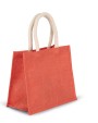 Tote bag KIMOOD Shopper van jutecanvas - middelgroot model voor bedrukking &amp; borduring