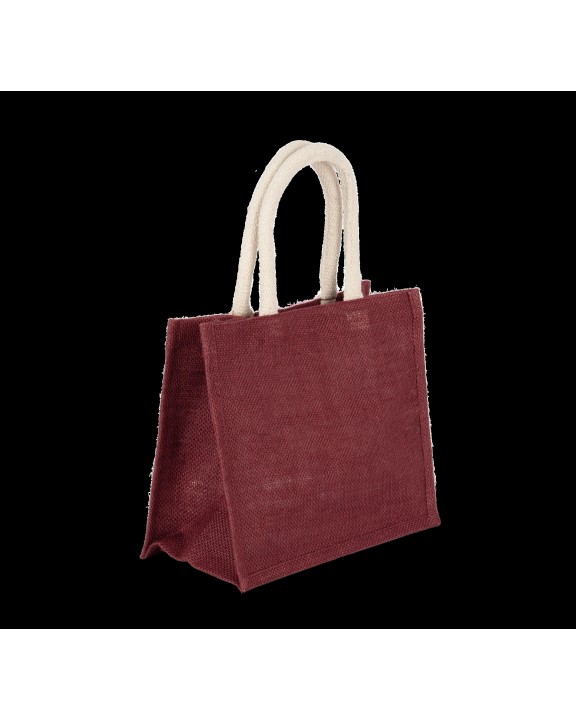 Tote bag KIMOOD Shopper van jutecanvas - middelgroot model voor bedrukking &amp; borduring