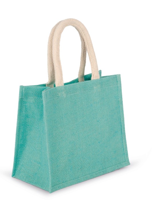 Tote bag KIMOOD Shopper van jutecanvas - middelgroot model voor bedrukking &amp; borduring