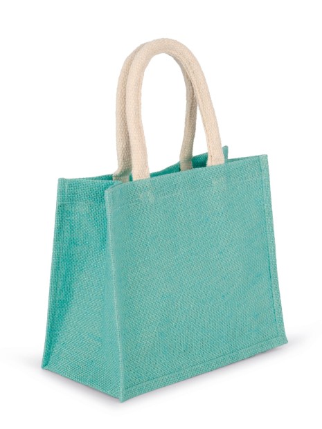 Tote bags à personnaliser KIMOOD Sac style cabas en toile de jute - modèle moyen 