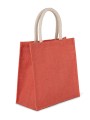Tote bags à personnaliser KIMOOD Sac style cabas en toile de jute - grand modèle 