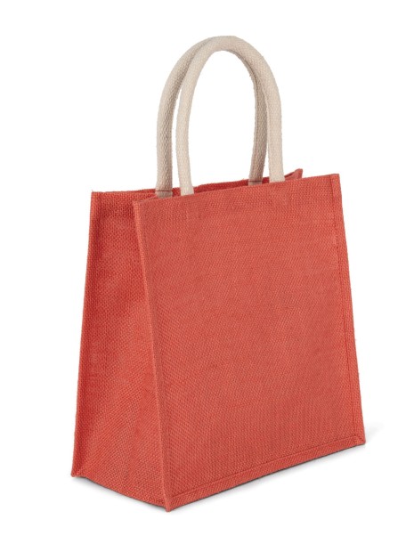 Tote bags à personnaliser KIMOOD Sac style cabas en toile de jute - grand modèle 