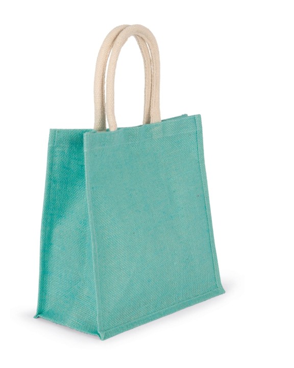 KIMOOD Jutetasche im Cabas-Stil Groß Tote Bag personalisierbar