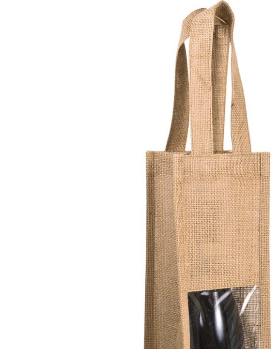 Sac & bagagerie personnalisable KIMOOD Sac porte-bouteille en jute
